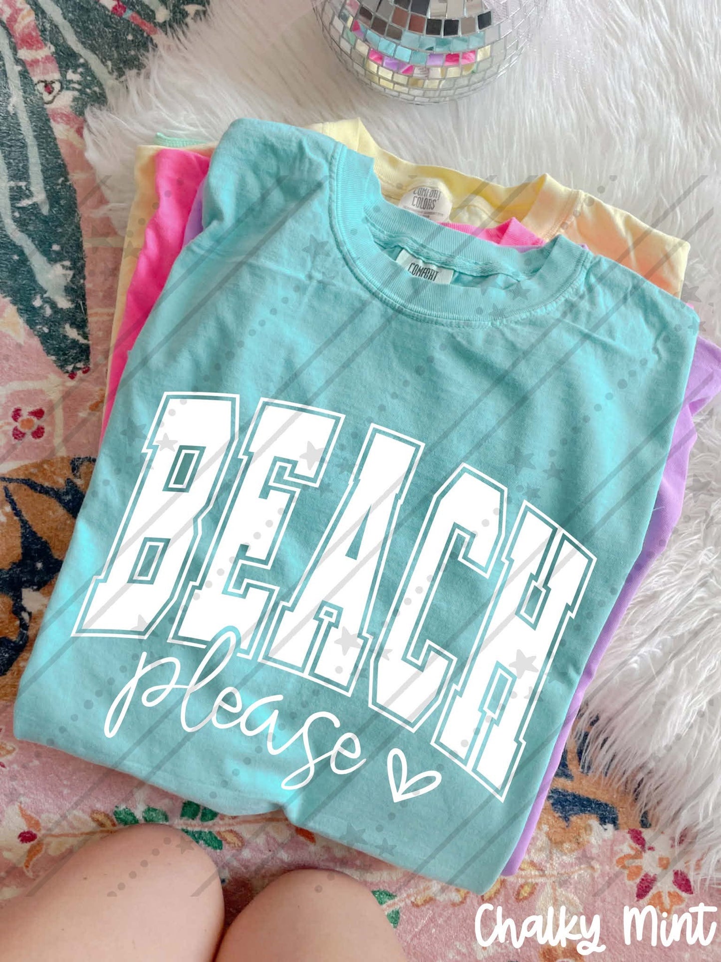 Beach please tee