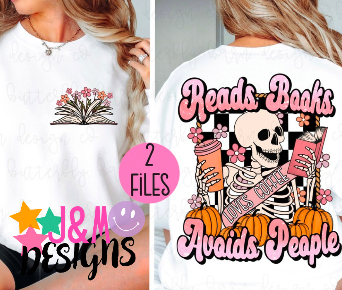 Reads books avoids people