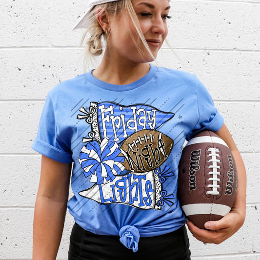 Friday Night Lights- Blue