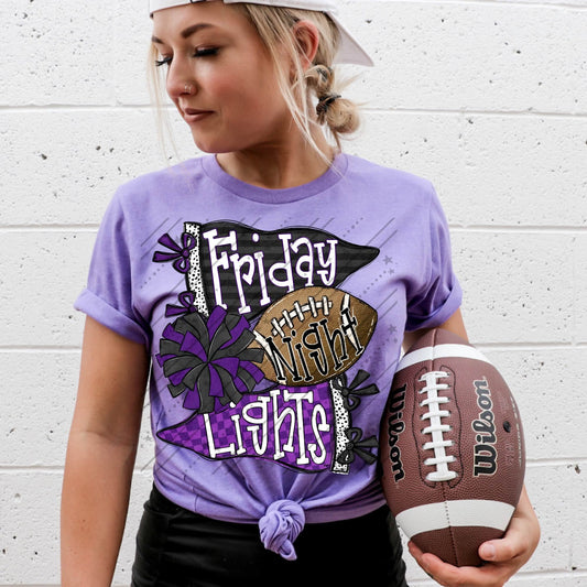 Friday Night Lights- Purple