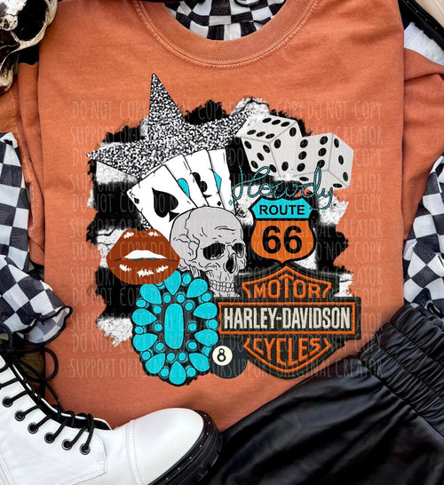 Biker Babe western tee